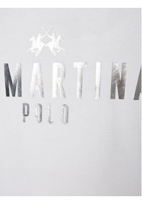 La Martina T-Shirt YMR322 JS206 Biały Regular Fit. Kolor: biały. Materiał: bawełna