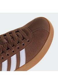 Adidas - adidas Sneakersy Vl Court 3.0 Shoes KI2102 Brązowy. Kolor: brązowy. Materiał: zamsz, skóra #3