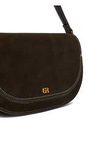 Gino Rossi - GINO ROSSI Torebka EO-LUIZA Brązowy. Kolor: brązowy. Materiał: zamszowe, skórzane #8