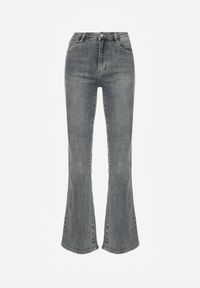 Renee - Niebieskie Jeansy o Fasonie Flare Regular Waist Setava. Okazja: na co dzień. Kolor: niebieski. Styl: casual #7