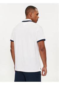 Tommy Jeans Polo DM0DM18313 Biały Regular Fit. Typ kołnierza: polo. Kolor: biały. Materiał: bawełna