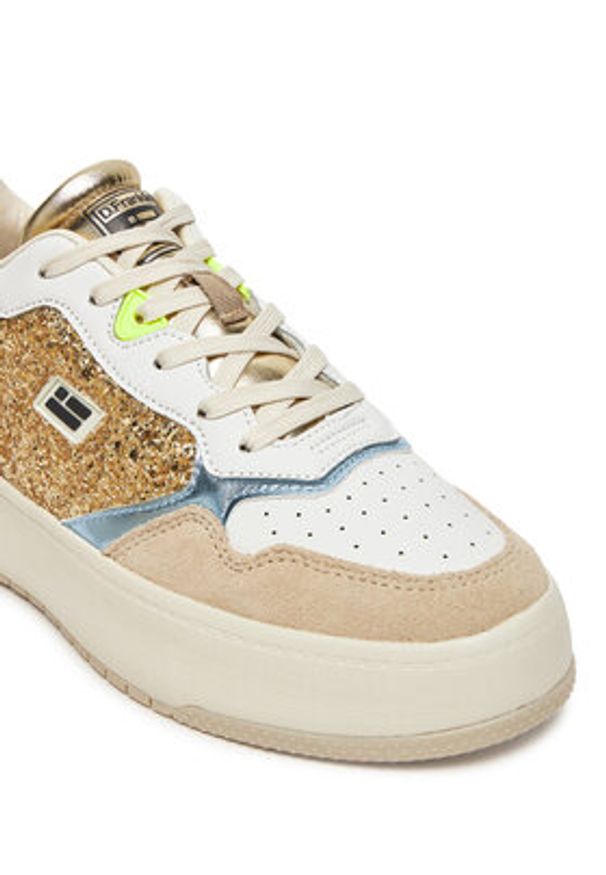 D.Franklin Sneakersy DFSH321096 Złoty. Kolor: złoty. Materiał: skóra