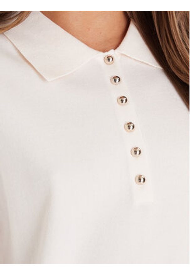 Morgan Sweter 252-MPOLI Écru Regular Fit. Materiał: syntetyk