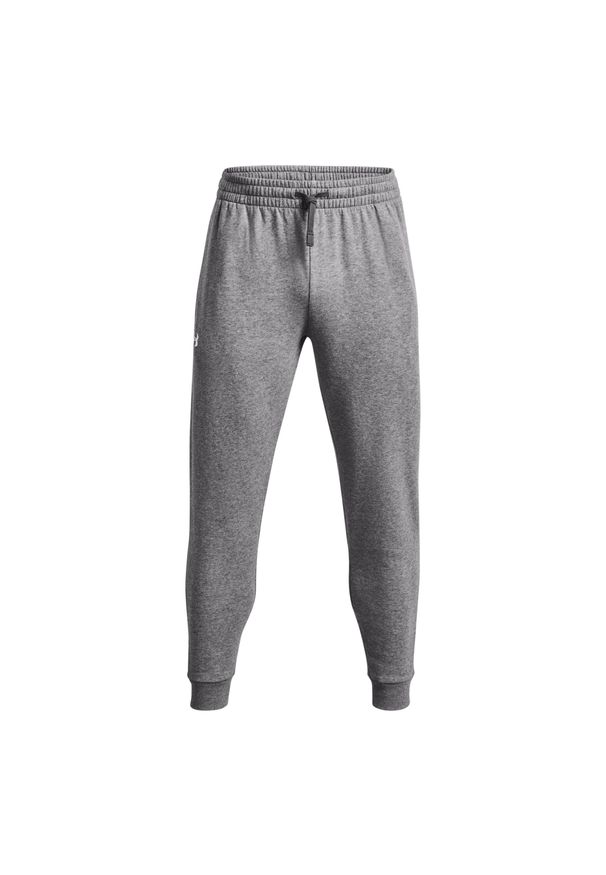 Jogging Under Armour Rival Fleece. Kolor: szary, biały, wielokolorowy. Materiał: dresówka. Sport: bieganie, fitness