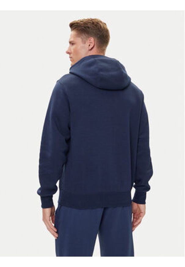 Nike Bluza Club Ft FN3859 Granatowy Regular Fit. Kolor: niebieski. Materiał: bawełna