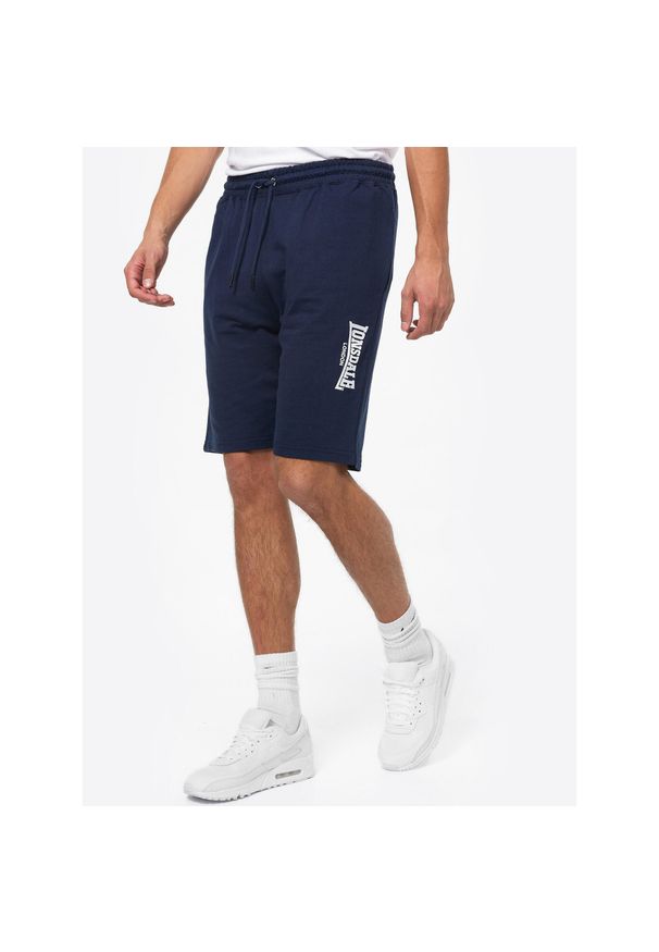 Krótka Lonsdale Fringford. Kolor: wielokolorowy, niebieski, biały. Długość: krótkie. Sport: fitness