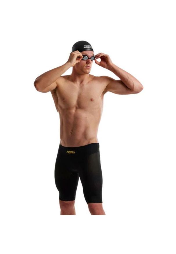 FUNKITA - Strój startowy pływacki męski Funkita Apex Viper Black Attack. Kolor: czarny