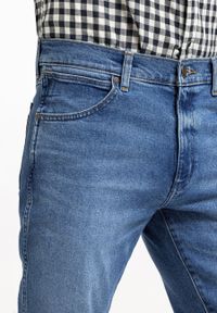 Wrangler - WRANGLER LARSTON MĘSKIE SPODNIE JEANSOWE JEANSY DŻINSY TROPIC THUNDER W18SYLY87 112330758 #7