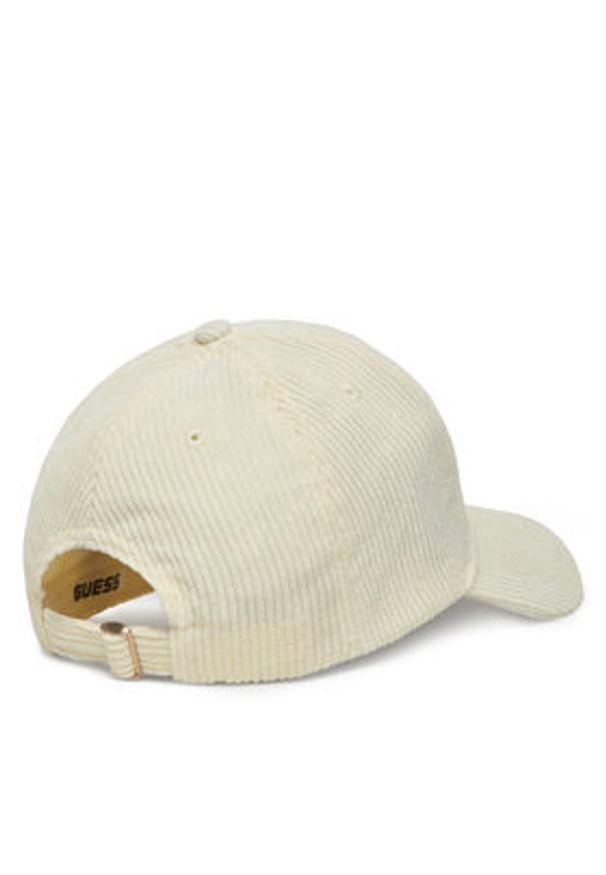 Guess Czapka z daszkiem V5BZ10 WF760 Écru. Kolor: kremowy. Materiał: poliester