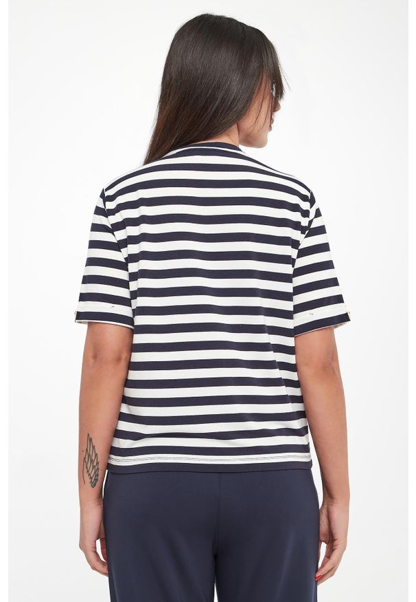 Liu Jo - T-shirt damski w paski LIU JO. Wzór: paski