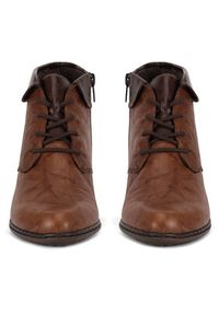 Rieker Trzewiki Y2131-22 Brązowy. Kolor: brązowy. Materiał: skóra #7