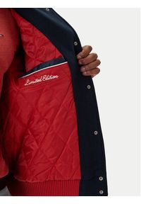 Tommy Jeans Kurtka bomber Varsity DM0DM22729 Granatowy Regular Fit. Kolor: niebieski. Materiał: wełna, syntetyk #6