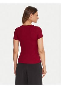 Guess Jeans T-Shirt W5BP45 KA0H1 Czerwony Slim Fit. Kolor: czerwony. Materiał: bawełna #2