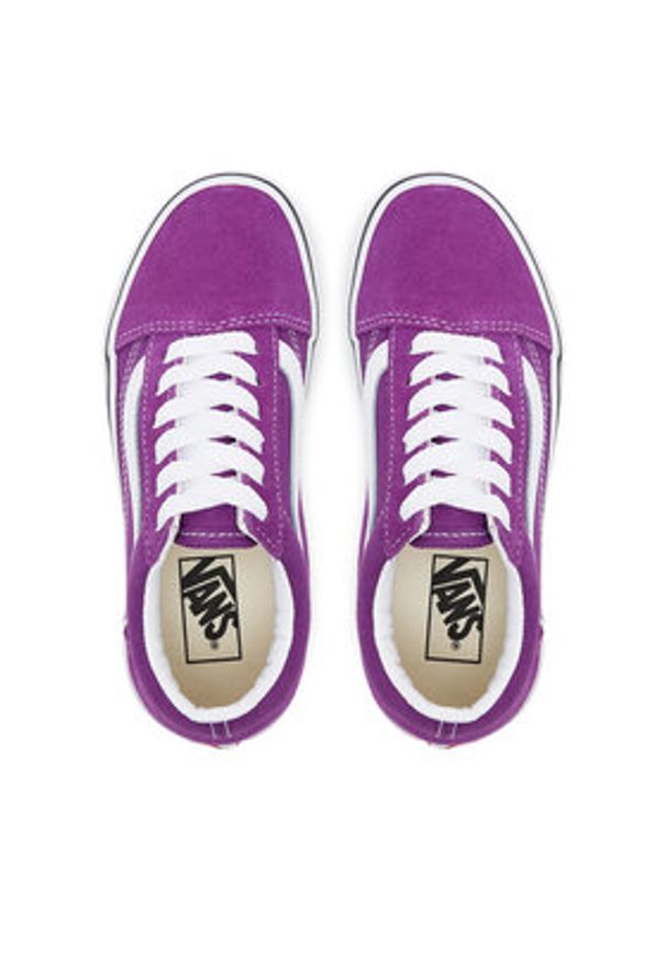 Vans Tenisówki Old Skool VN000CYVE2T1 Fioletowy. Kolor: fioletowy. Materiał: zamsz, skóra