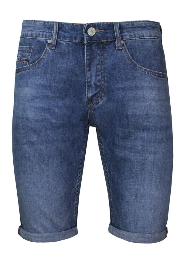 Pako Jeans - Krótkie Spodnie, Ciemne Jeansowe, Szorty, Spodenki, Przed Kolano -PAKO JEANS. Materiał: bawełna, elastan. Długość: krótkie. Sezon: lato. Styl: klasyczny