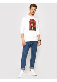 Wrangler Bluza BOB MARLEY Soul Rebel Crew W681H1989 112141474 Biały Regular Fit. Kolor: biały. Materiał: bawełna #4