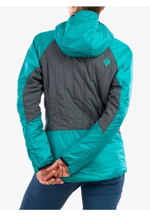 Kurtka ocieplana damska Black Diamond Vision Hybrid Hoody. Kolor: zielony. Sport: turystyka piesza