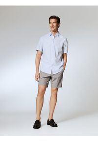 Reserved - Szorty regular fit - szary. Kolor: szary. Materiał: bawełna, tkanina, włókno