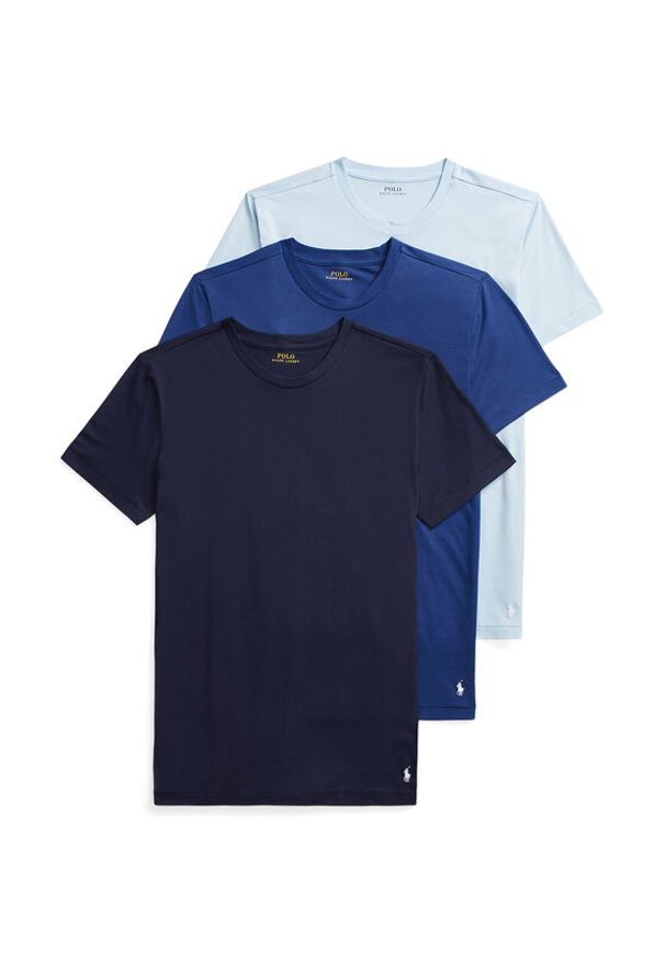 Polo Ralph Lauren Komplet 3 t-shirtów 714830304019 Kolorowy Regular Fit. Typ kołnierza: polo. Materiał: bawełna. Wzór: kolorowy