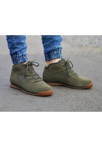 Buty lifestyle męskie Timberland Euro Rock Mid Hiker A2H7H. Kolor: zielony