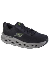 skechers - Buty do biegania męskie, Skechers Go Run Swirl Tech. Kolor: czarny, wielokolorowy. Sport: bieganie