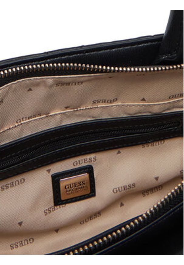 Guess Torebka HWQG96 25060 Czarny. Kolor: czarny. Materiał: skórzane