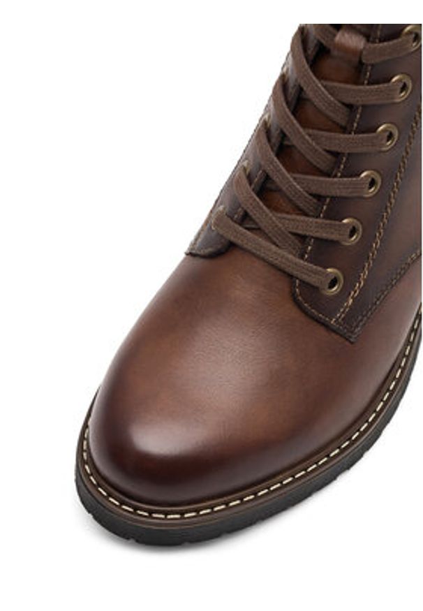 Remonte Trzewiki D1A70-22 Brązowy. Kolor: brązowy. Materiał: skóra