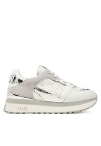 Liu Jo Sneakersy Maxi Wonder 91 BF5005 PX681 Biały. Kolor: biały. Materiał: zamsz, skóra