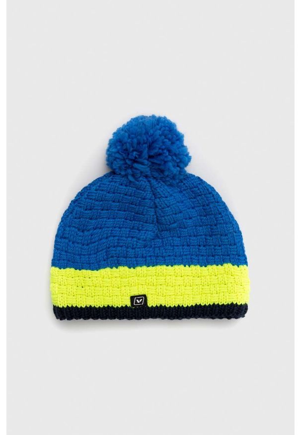 Viking czapka kolor niebieski. Kolor: niebieski. Materiał: polar, materiał