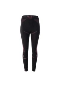 Legginsy damskie termoaktywne Brugi 2RC4 - czarne, Rozmiar S/M. Kolor: czarny. Materiał: poliester, elastan, poliamid, materiał. Sport: fitness, turystyka piesza #1