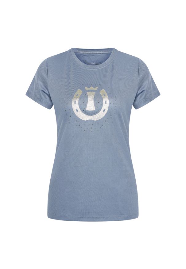 IMPERIAL RIDING - Koszulka damska Imperial Riding Hally. Kolor: szary, niebieski, wielokolorowy