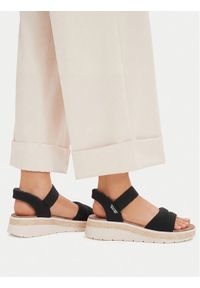 skechers - Skechers Sandały BOBS Sun Ray 114413/BLK Czarny. Kolor: czarny. Materiał: materiał #1