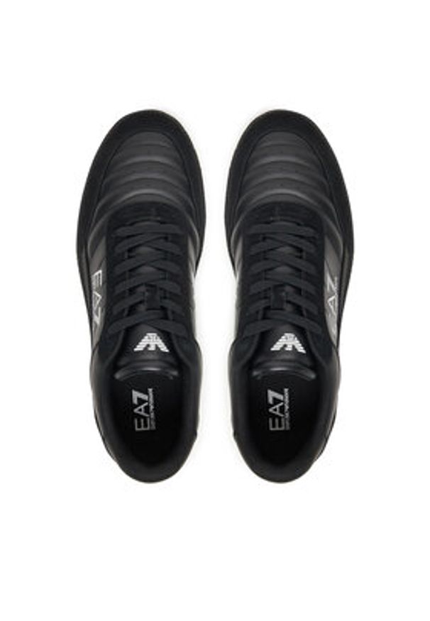 EA7 Emporio Armani Sneakersy 7X000406 AF19827 MC357 Czarny. Kolor: czarny. Materiał: skóra