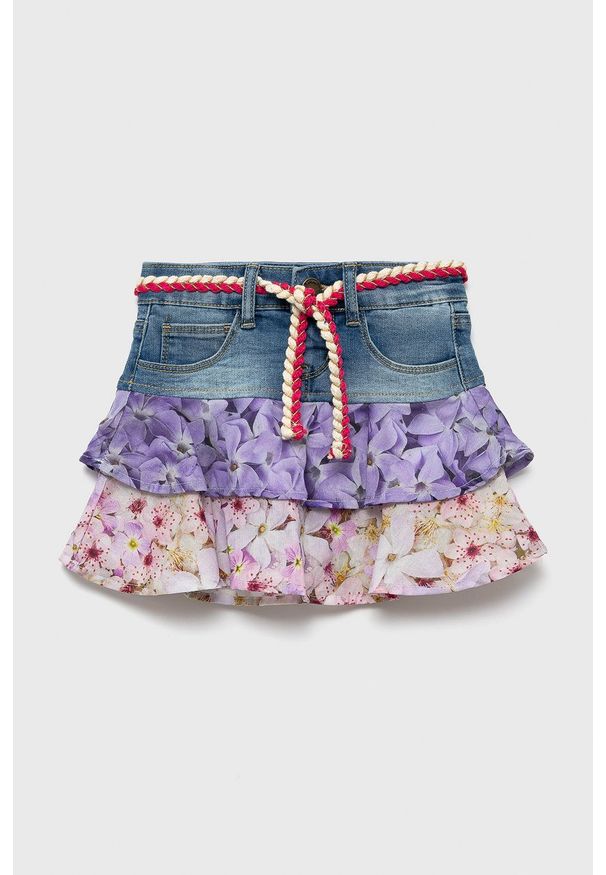 Desigual spódnica dziecięca mini rozkloszowana. Materiał: bawełna