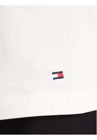 TOMMY HILFIGER - Tommy Hilfiger Polo Gold Button WW0WW45768 Écru Slim Fit. Typ kołnierza: polo. Materiał: bawełna #5