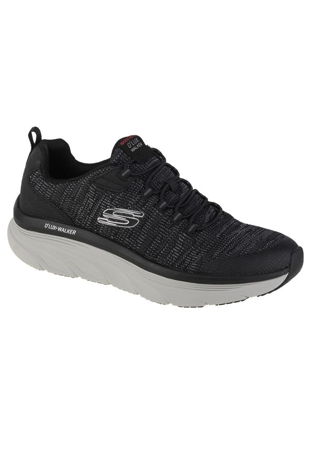 skechers - Buty do chodzenia męskie Skechers Dlux Walkerpensive. Kolor: szary. Sport: turystyka piesza