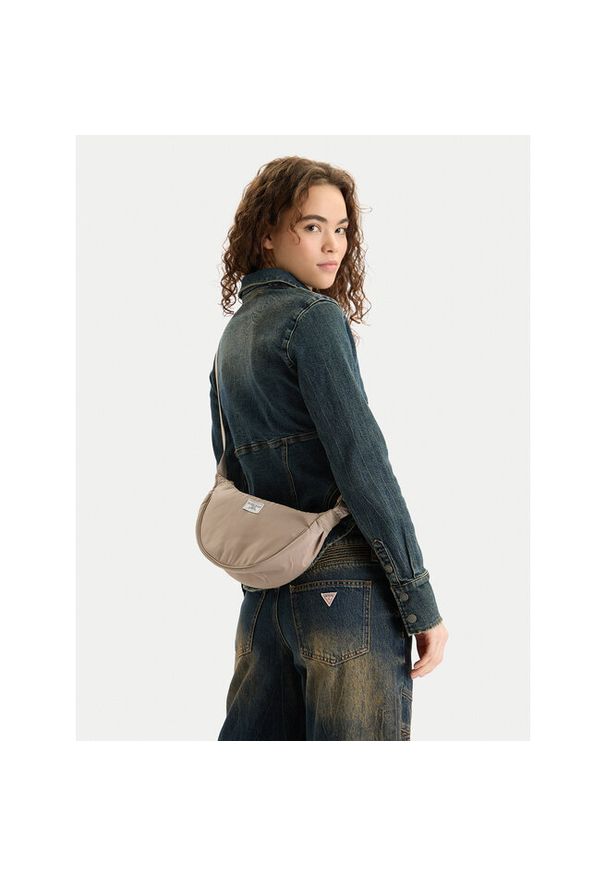 Torebka Guess Jeans. Kolor: brązowy