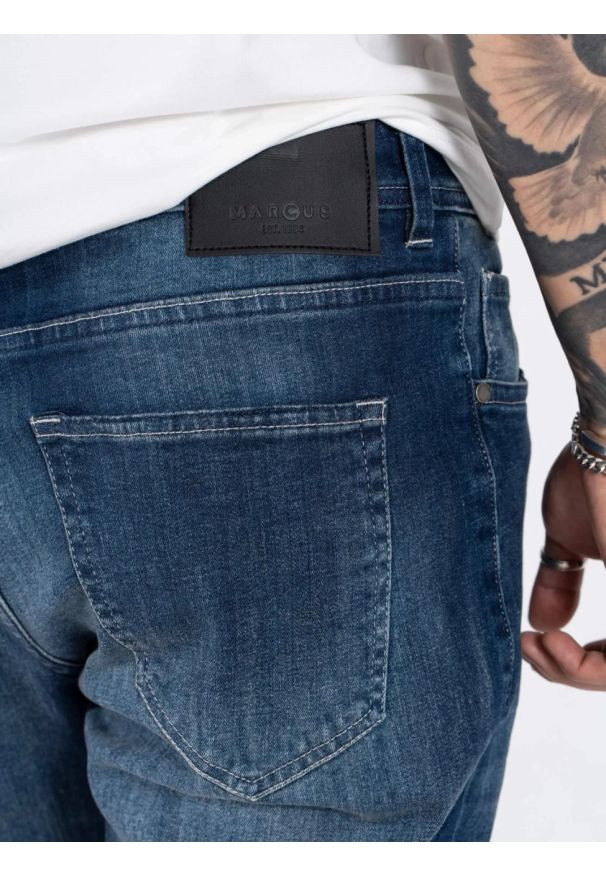 MARCUS - Męskie Spodnie Jeansowe Marcus Felix 2222 Jeans Texas Blue Used 14-200312
