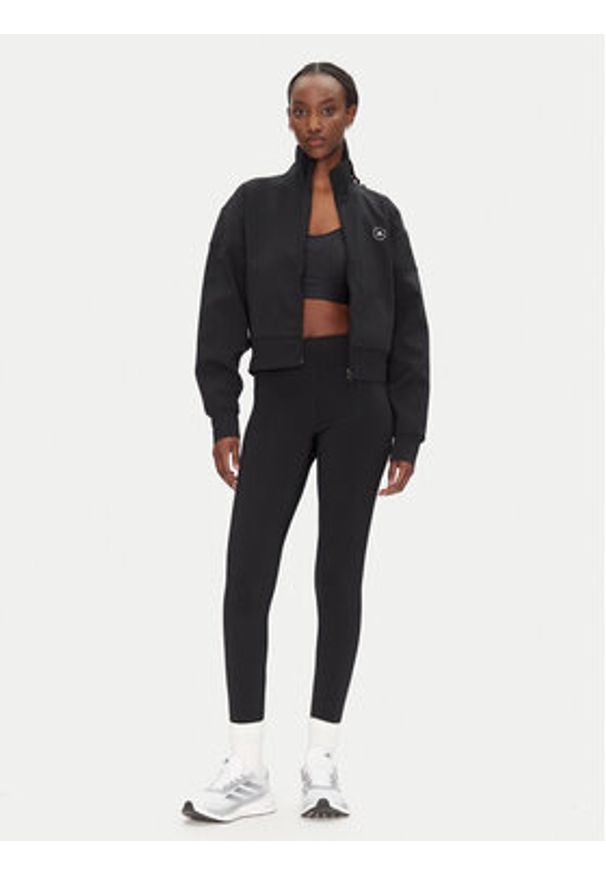 Adidas by Stella McCartney - adidas by Stella McCartney Bluza JJ0084 Czarny Regular Fit. Kolor: czarny. Materiał: syntetyk