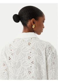 LOLA CASADEMUNT Bluzka LS2615055 Biały Relaxed Fit. Kolor: biały. Materiał: bawełna #4