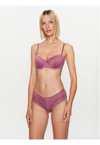 Hunkemöller Biustonosz balkonetka Marine 202702 Fioletowy. Kolor: fioletowy. Materiał: syntetyk #3