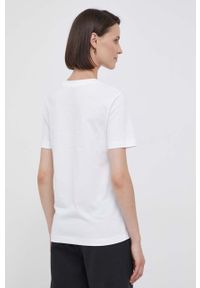 Calvin Klein Jeans t-shirt bawełniany kolor biały. Kolor: biały. Materiał: bawełna. Długość rękawa: krótki rękaw. Długość: krótkie. Wzór: nadruk. Styl: klasyczny #4