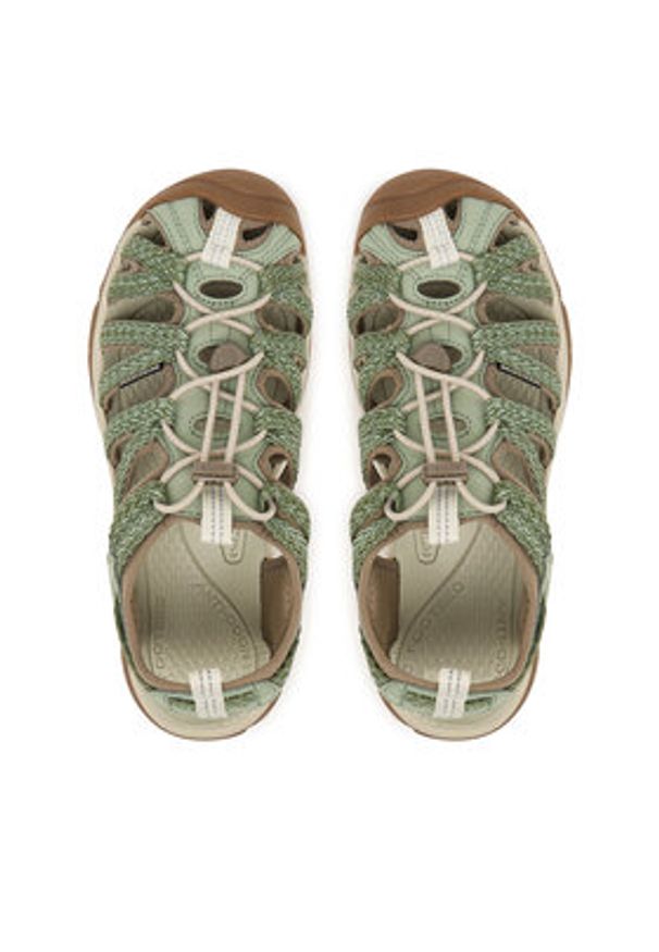 keen - Keen Sandały Whisper 1032120 Zielony. Kolor: zielony. Materiał: materiał