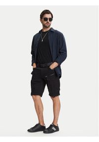 G-Star RAW - G-Star Raw Szorty materiałowe Rovic Zip D26214-5126 Czarny Relaxed Fit. Kolor: czarny. Materiał: bawełna #4