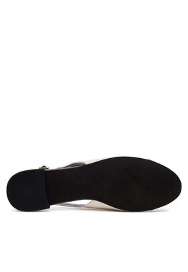 Tory Burch Baleriny 166592 Beżowy. Kolor: beżowy. Materiał: skóra