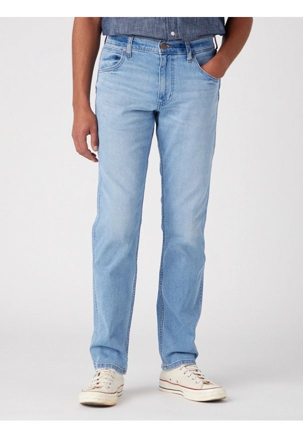Wrangler - WRANGLER GREENSBORO MĘSKIE SPODNIE JEANSOWE JEANSY THE BRONCO W15Q84Z68 112330711