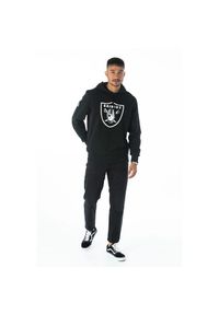 New Era - Bluza z kapturem Las Vegas Raiders. Typ kołnierza: kaptur. Kolor: czarny, wielokolorowy, biały #1