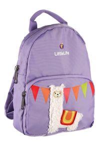LittleLife plecak Friendly Faces Toddler Backpack 2l, lama. Kolor: fioletowy #1
