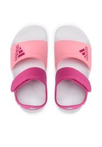 Adidas - adidas Sandały adilette Sandal K H06445 Różowy. Kolor: różowy. Materiał: syntetyk #4