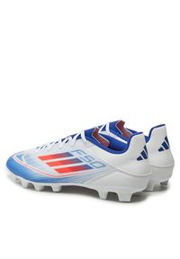 Adidas - adidas Buty do piłki nożnej F50 Club FxG IE0611 Biały. Kolor: biały. Materiał: skóra #4